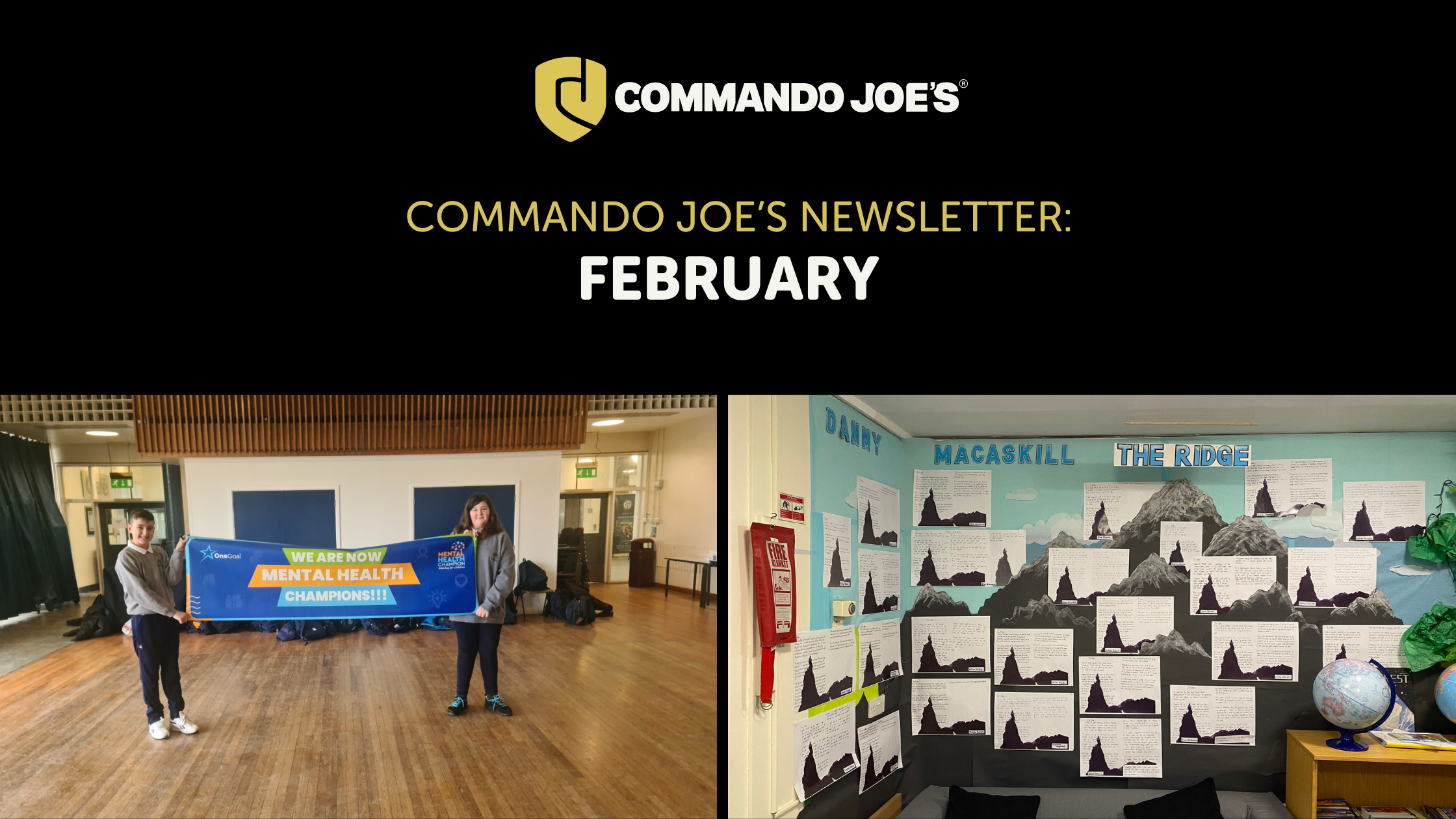 Commando Joe’s February Newsletter